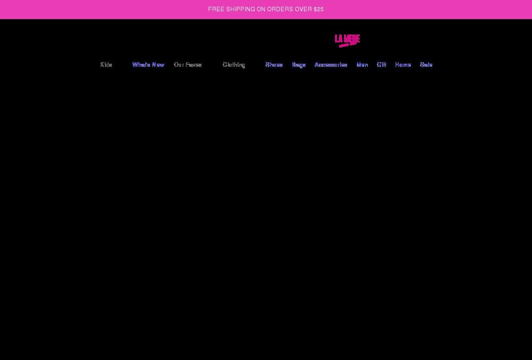 lamereclothingandgoods.com shopify website screenshot