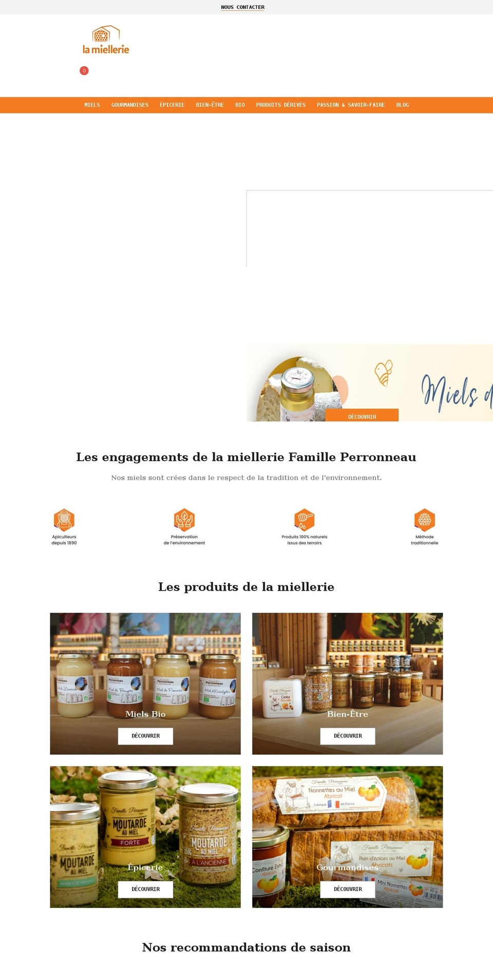 lamiellerie.fr shopify website screenshot