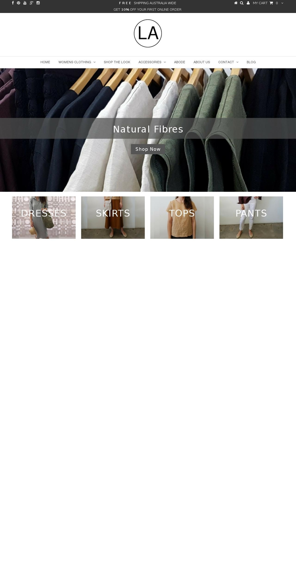 lamingtonave.com shopify website screenshot