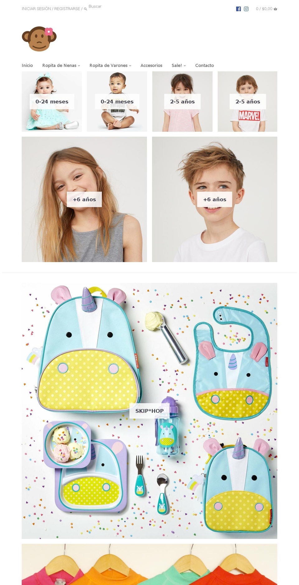 lamonajacinta.com — Shopify storefront screenshot