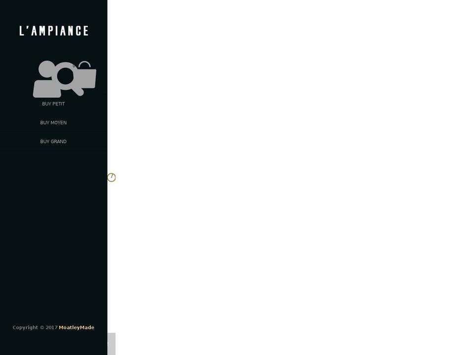 lampiance.com shopify website screenshot
