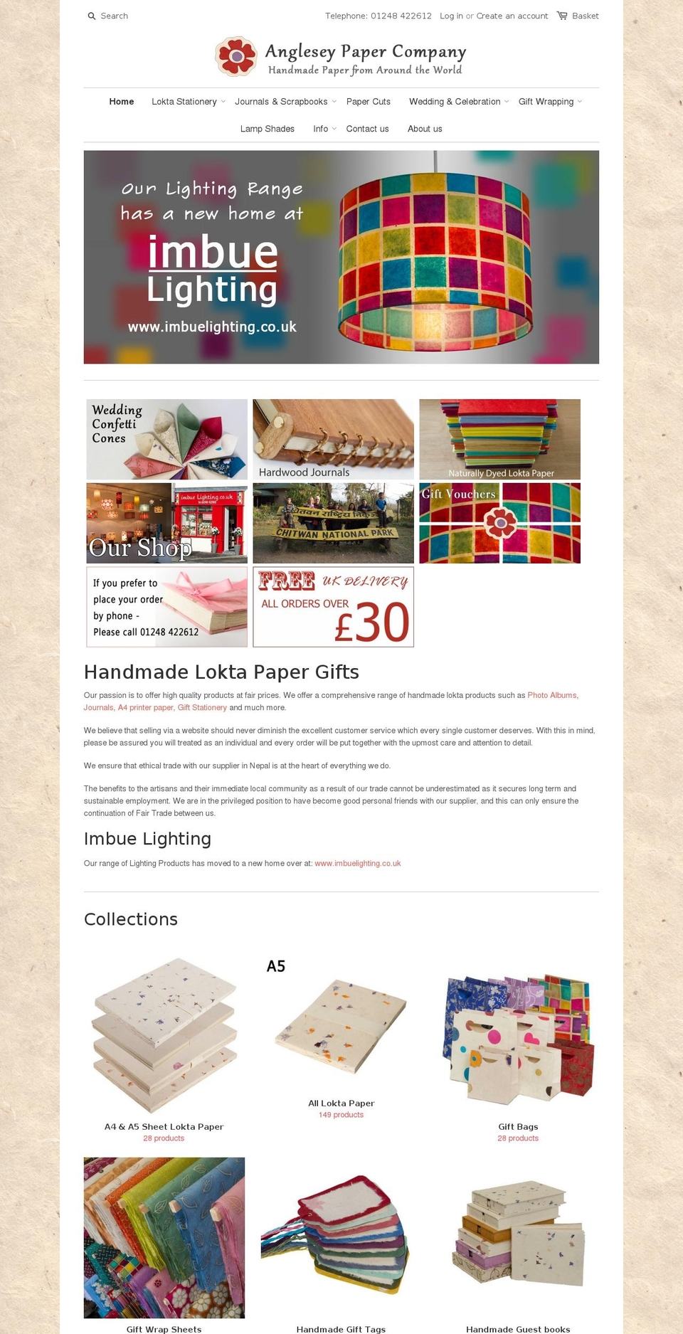 lampshadelighting.com shopify website screenshot