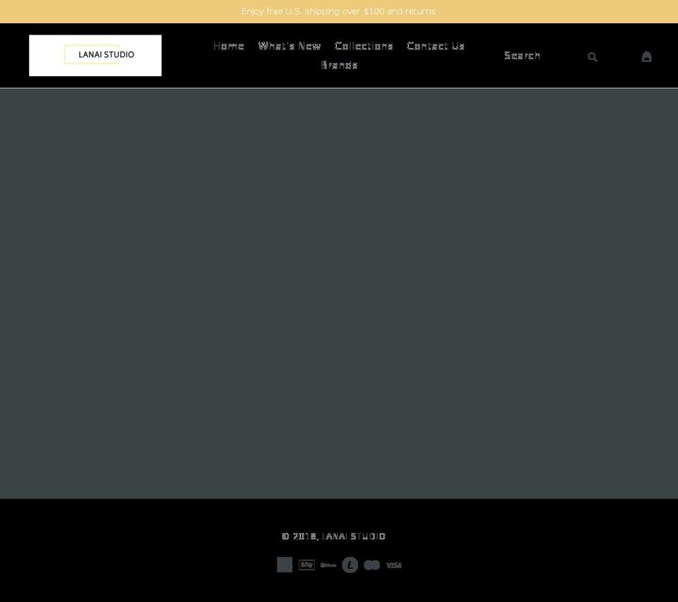 lanaistudio.com shopify website screenshot