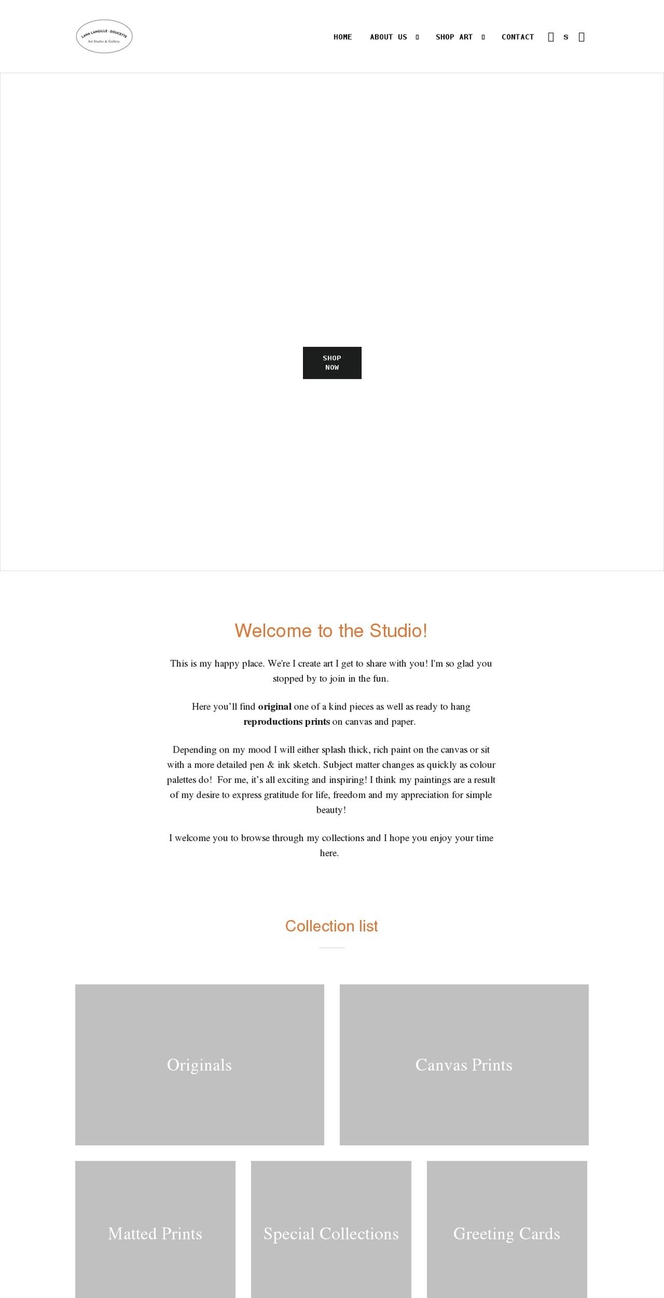 lanaland.ca shopify website screenshot