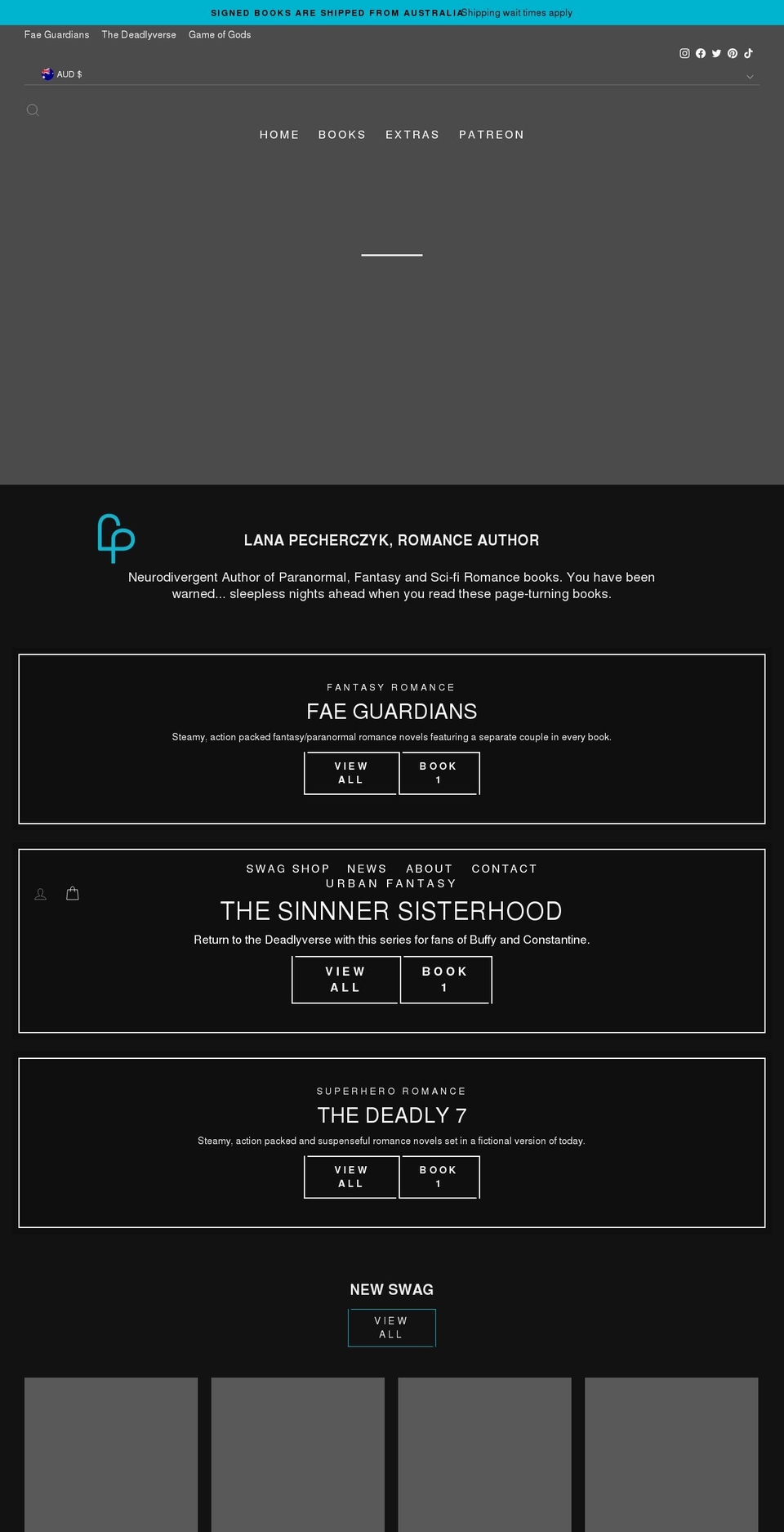 lanapecherczyk.com shopify website screenshot