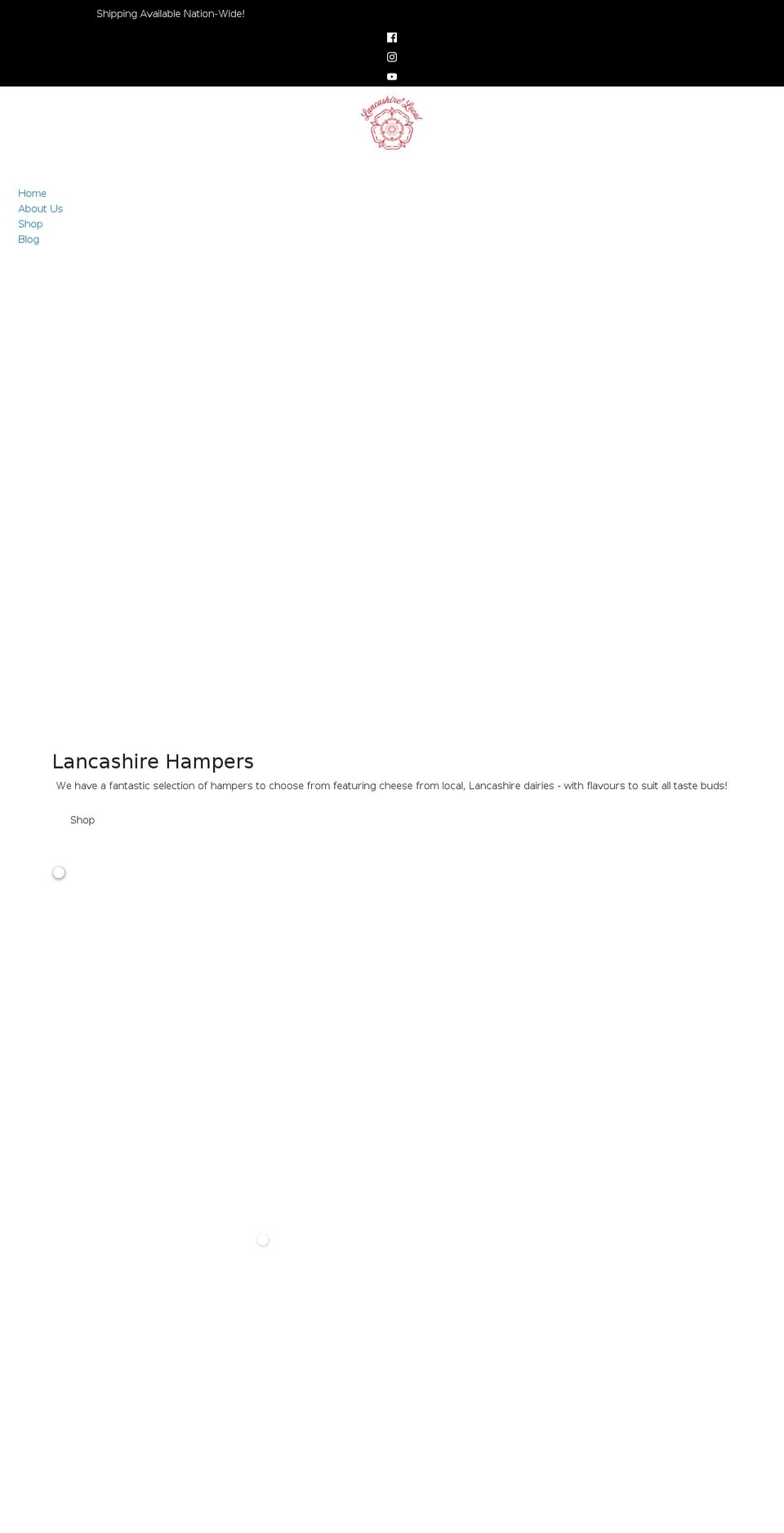 lancashirelocal.com shopify website screenshot