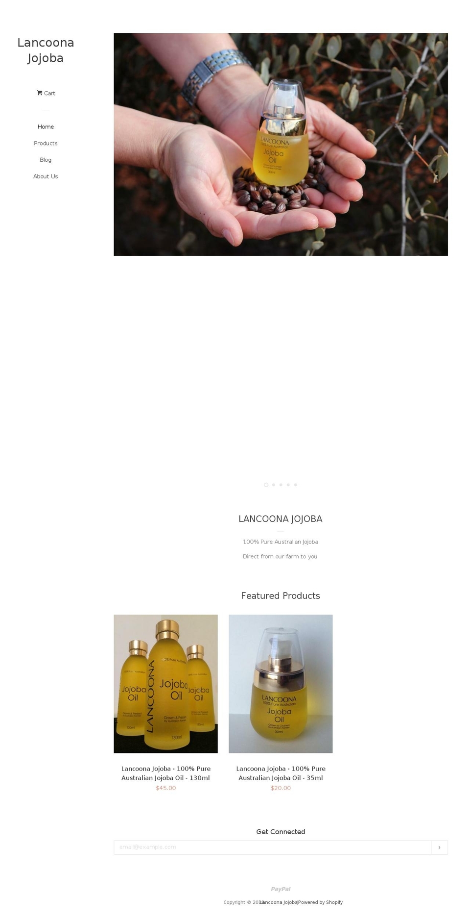 lancoona.com.au shopify website screenshot