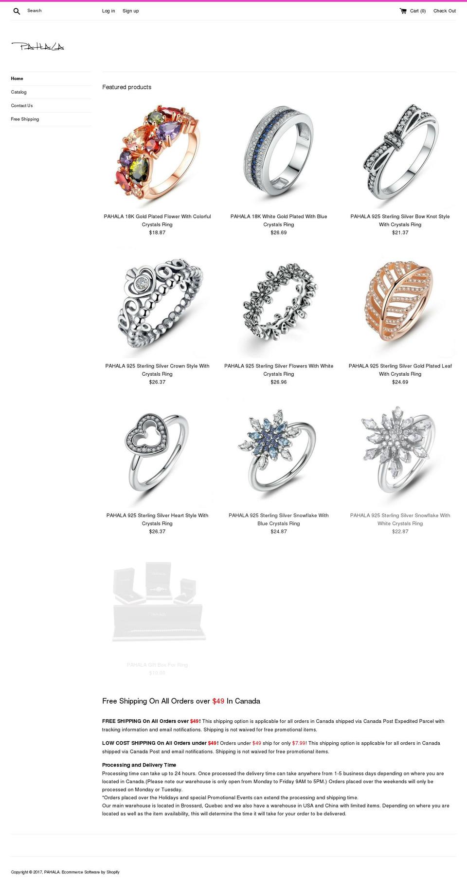 landfhome.com shopify website screenshot