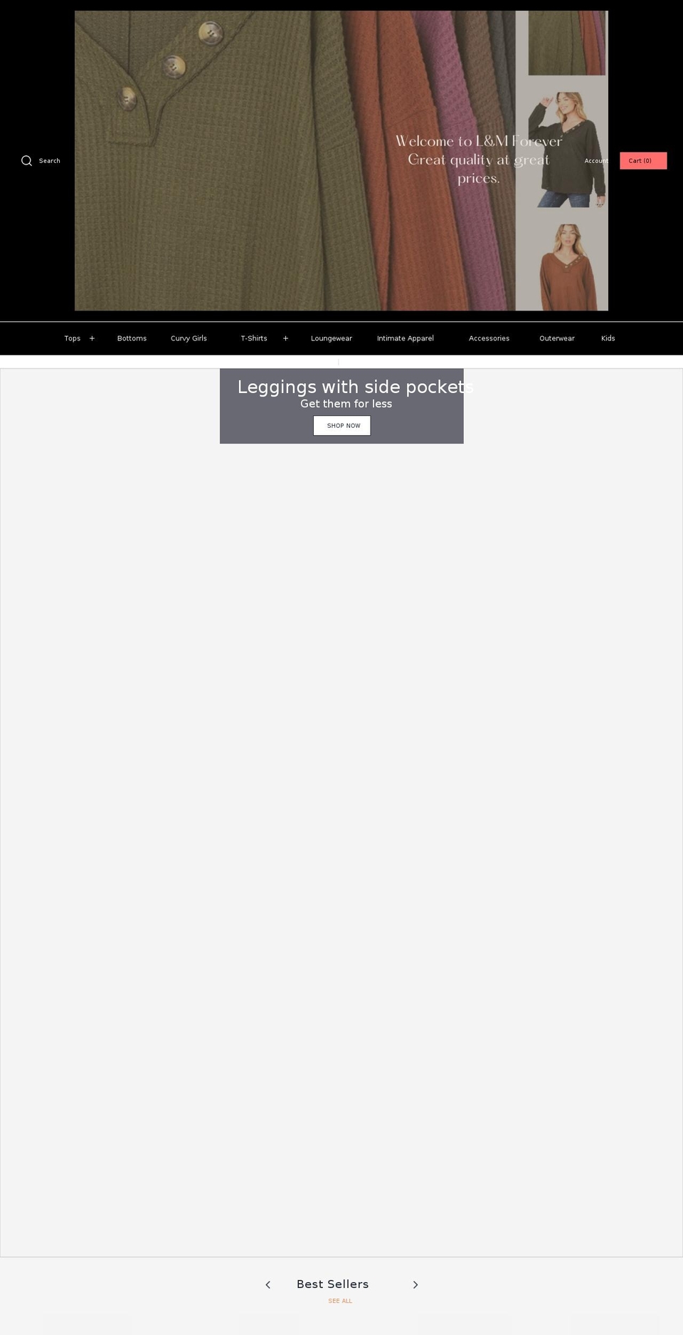 landmforever.com shopify website screenshot