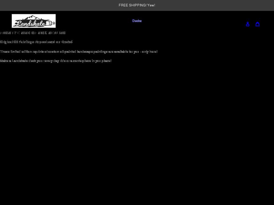 landskateco.com shopify website screenshot