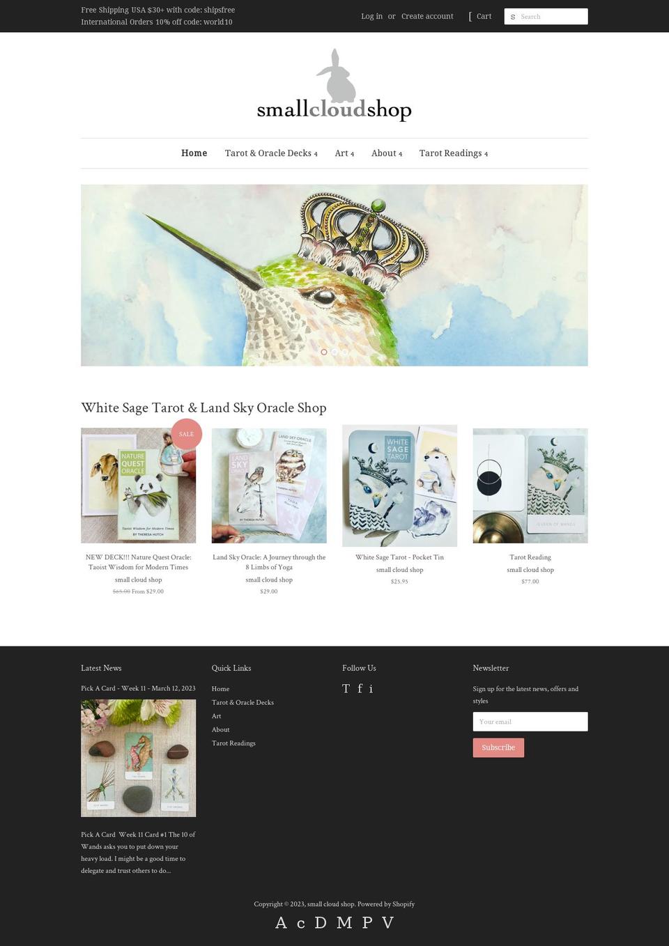 landskyoracle.com — Shopify storefront screenshot