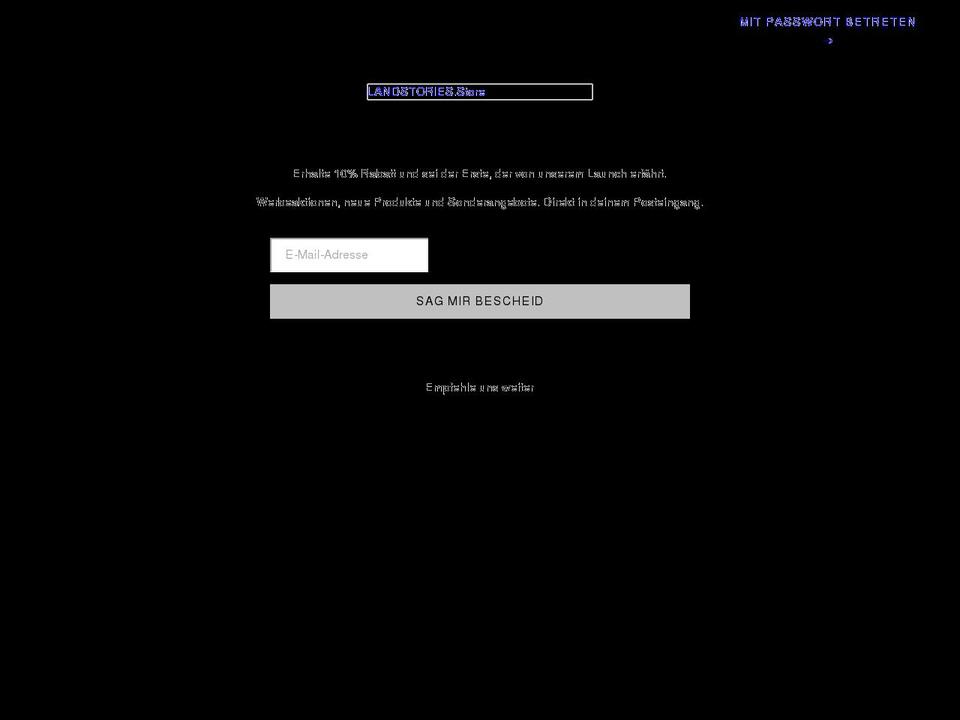 landstories.store shopify website screenshot