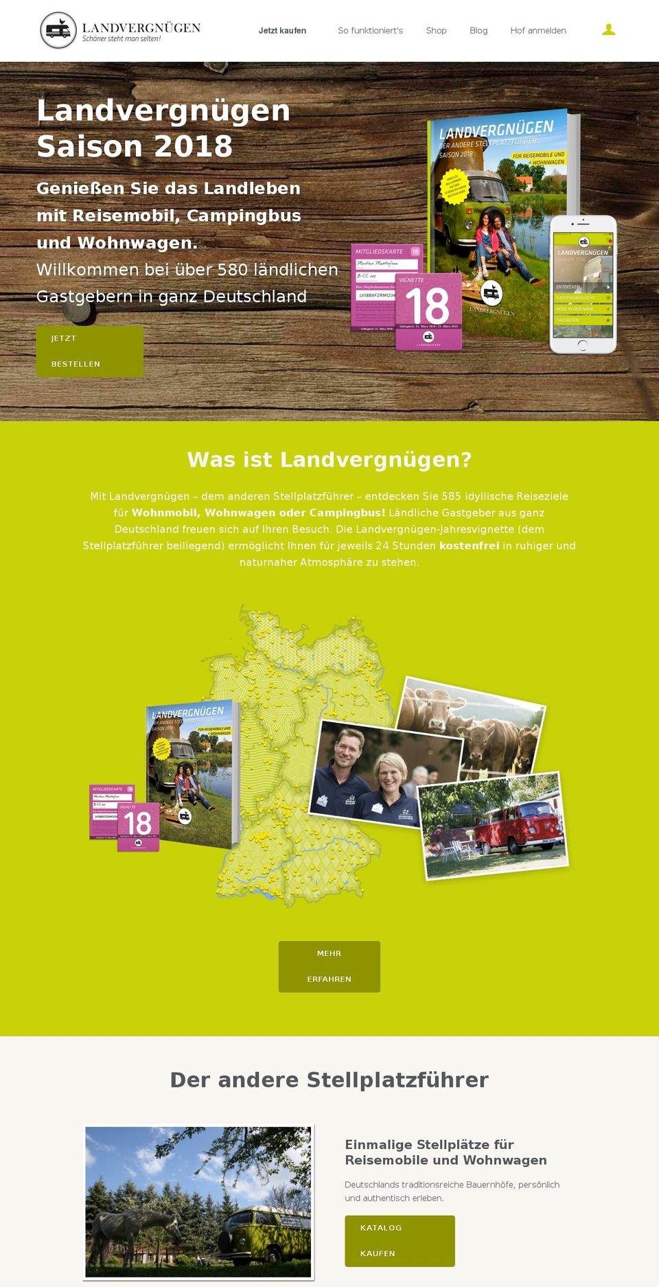 landvergnuegen.eu shopify website screenshot