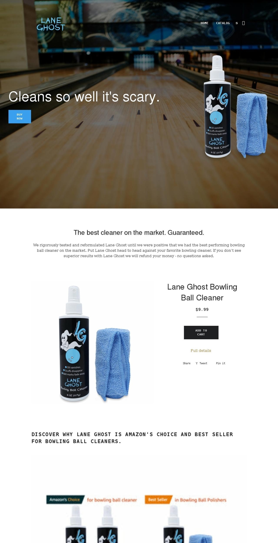 laneghost.com shopify website screenshot