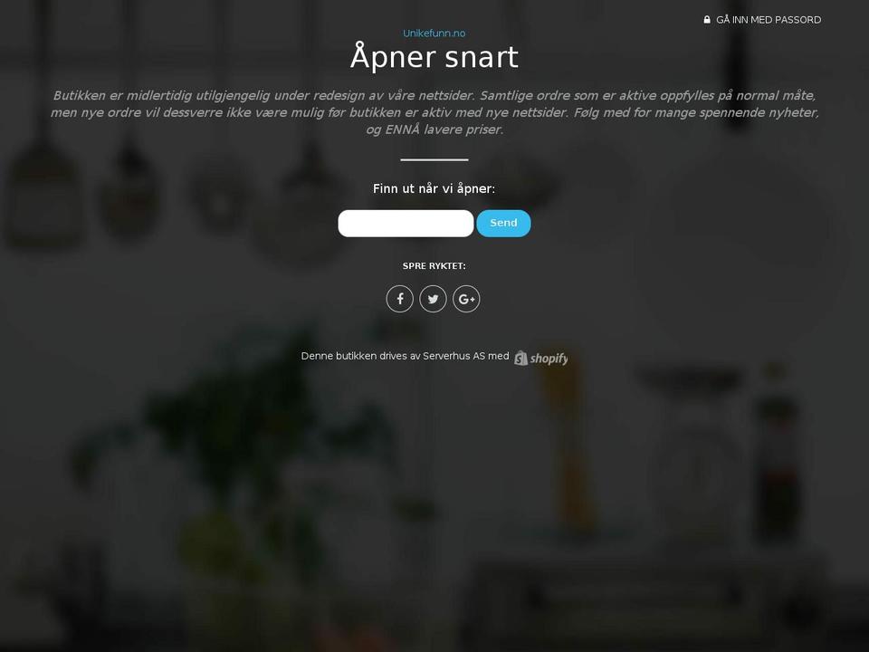 langlevering.no shopify website screenshot