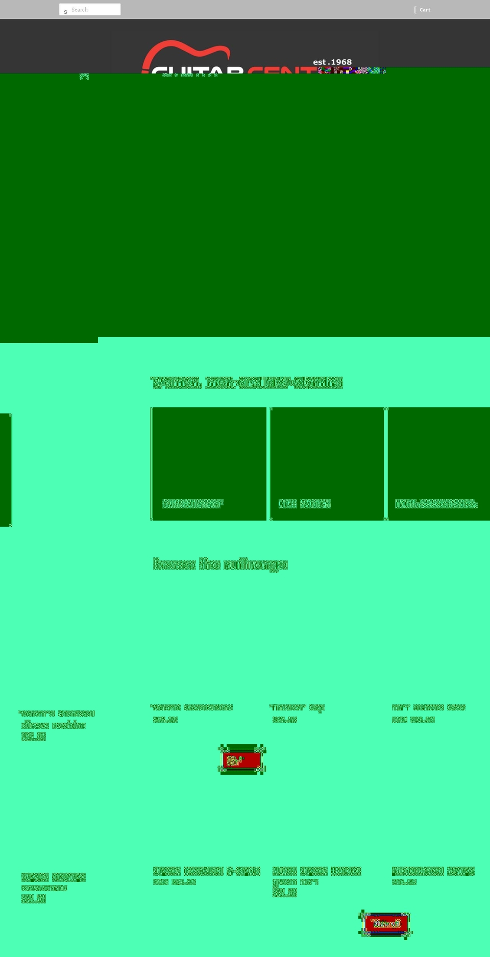 langleyguitarcentre.co.uk shopify website screenshot