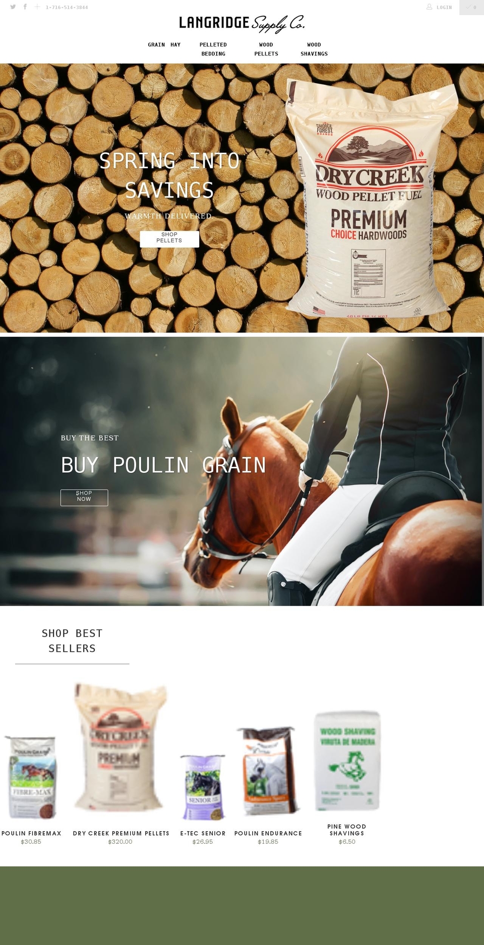 langridgesupply.com shopify website screenshot