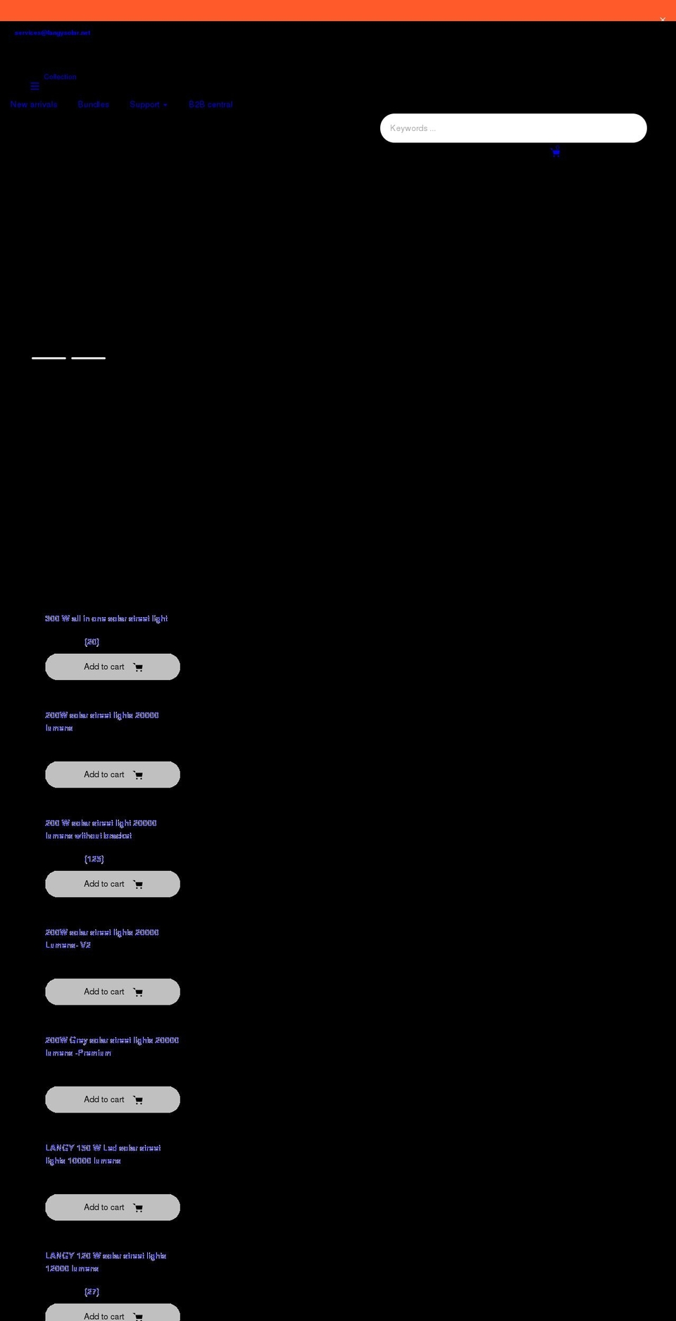 langy-energy.com shopify website screenshot
