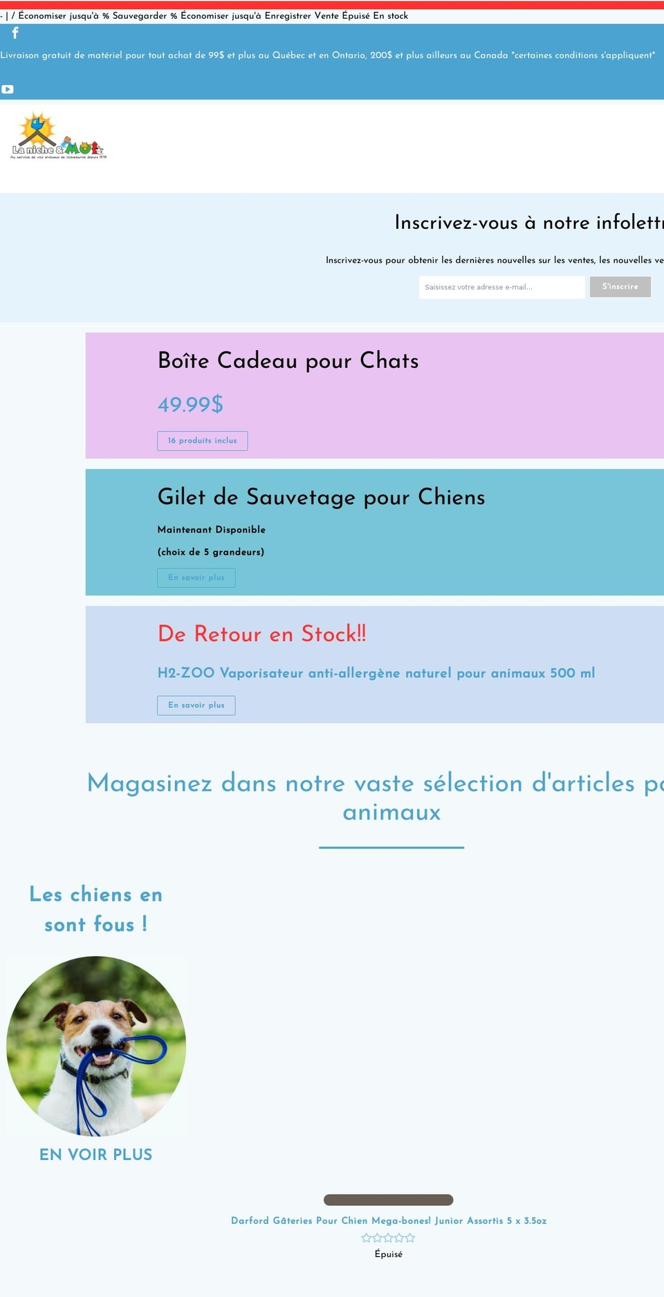 lanicheetmoi.com shopify website screenshot