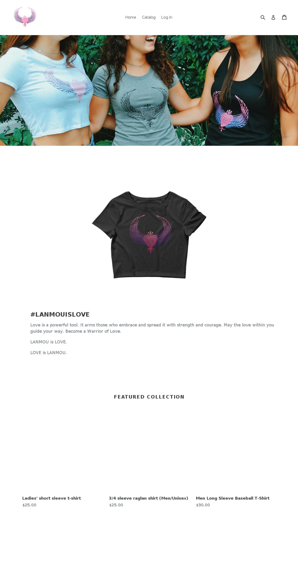 lanmou.org shopify website screenshot