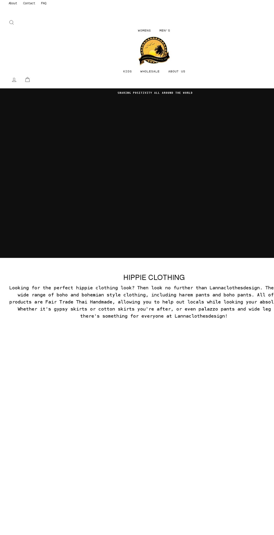 lannaclothesdesign.com shopify website screenshot