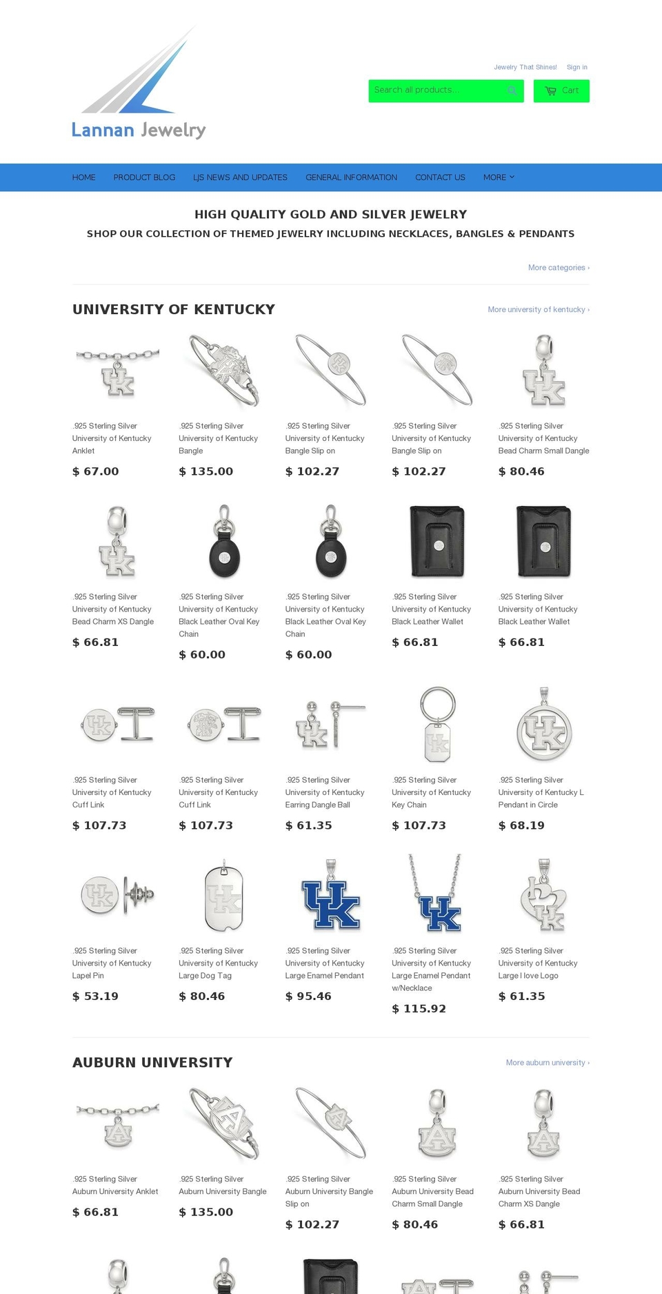 lannanjewelryservices.com shopify website screenshot