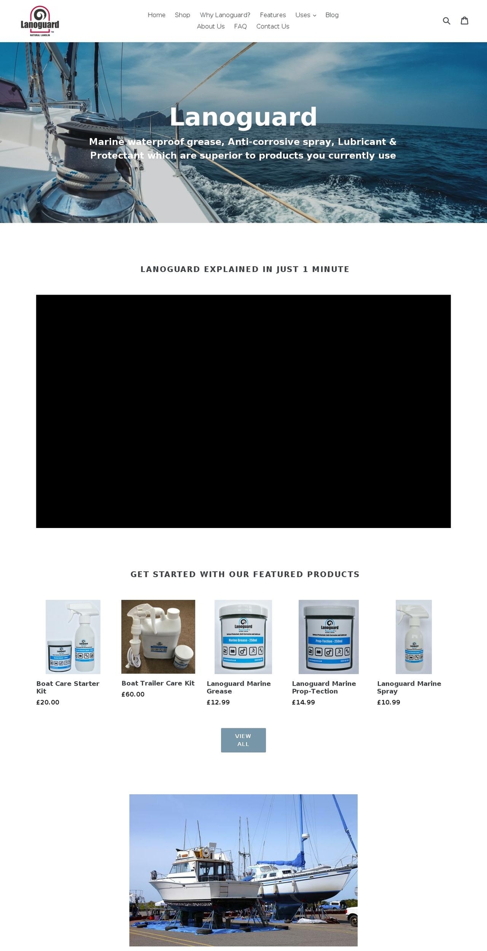 lanoguard.net shopify website screenshot