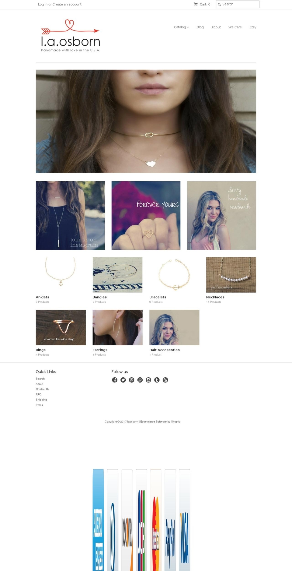 laosborn.com shopify website screenshot