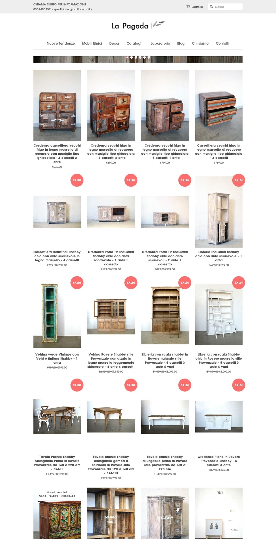 lapagoda.net shopify website screenshot