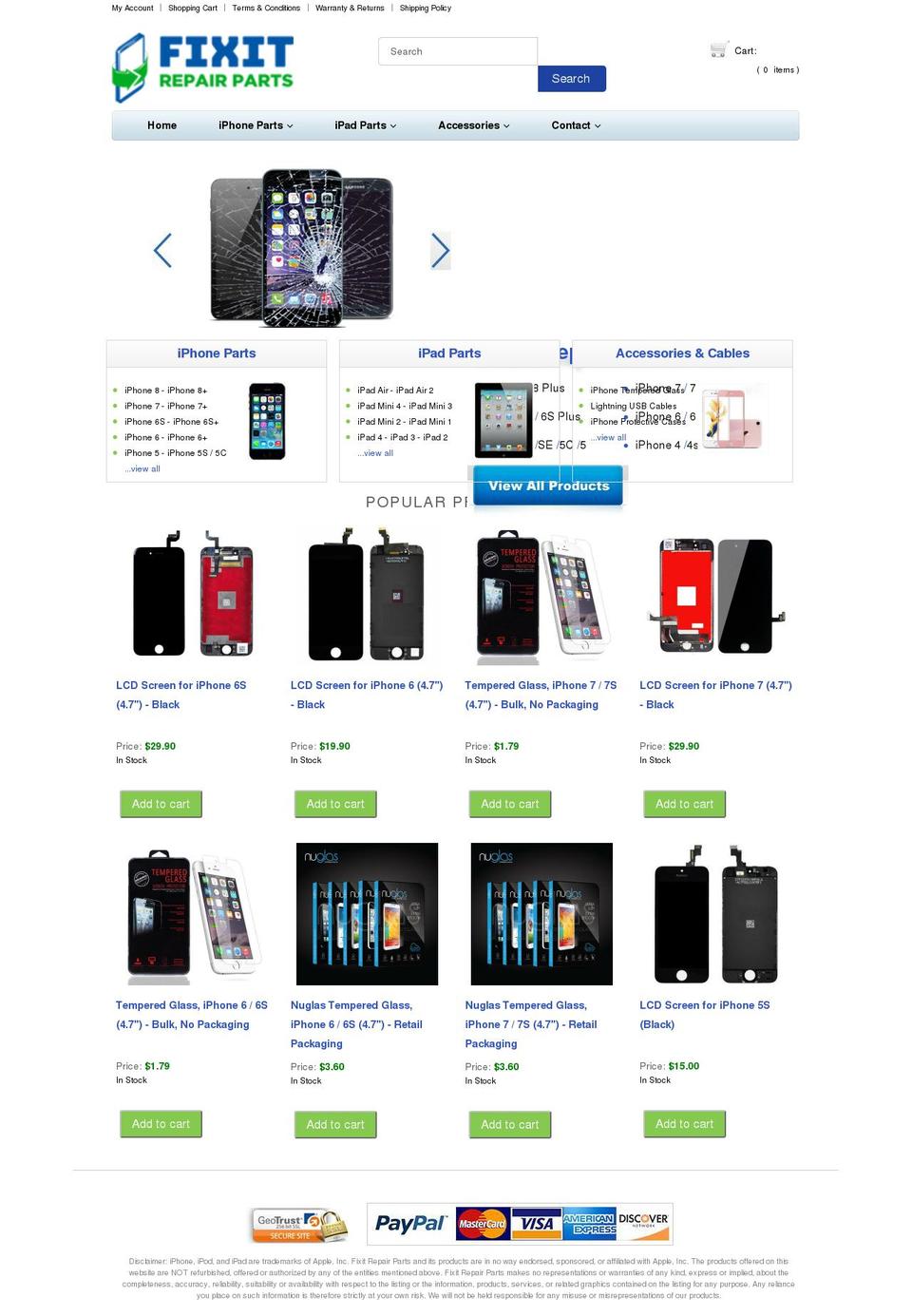 lapalcocenter.com — Shopify storefront screenshot
