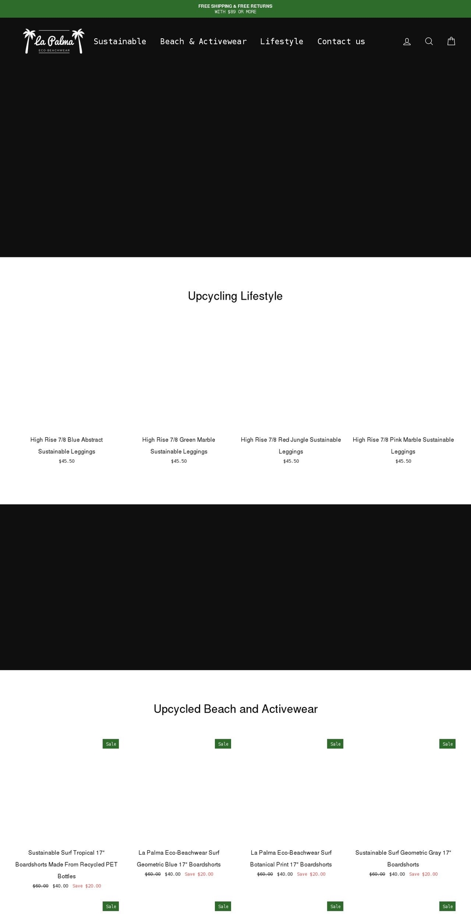 lapalmaecobw.com shopify website screenshot