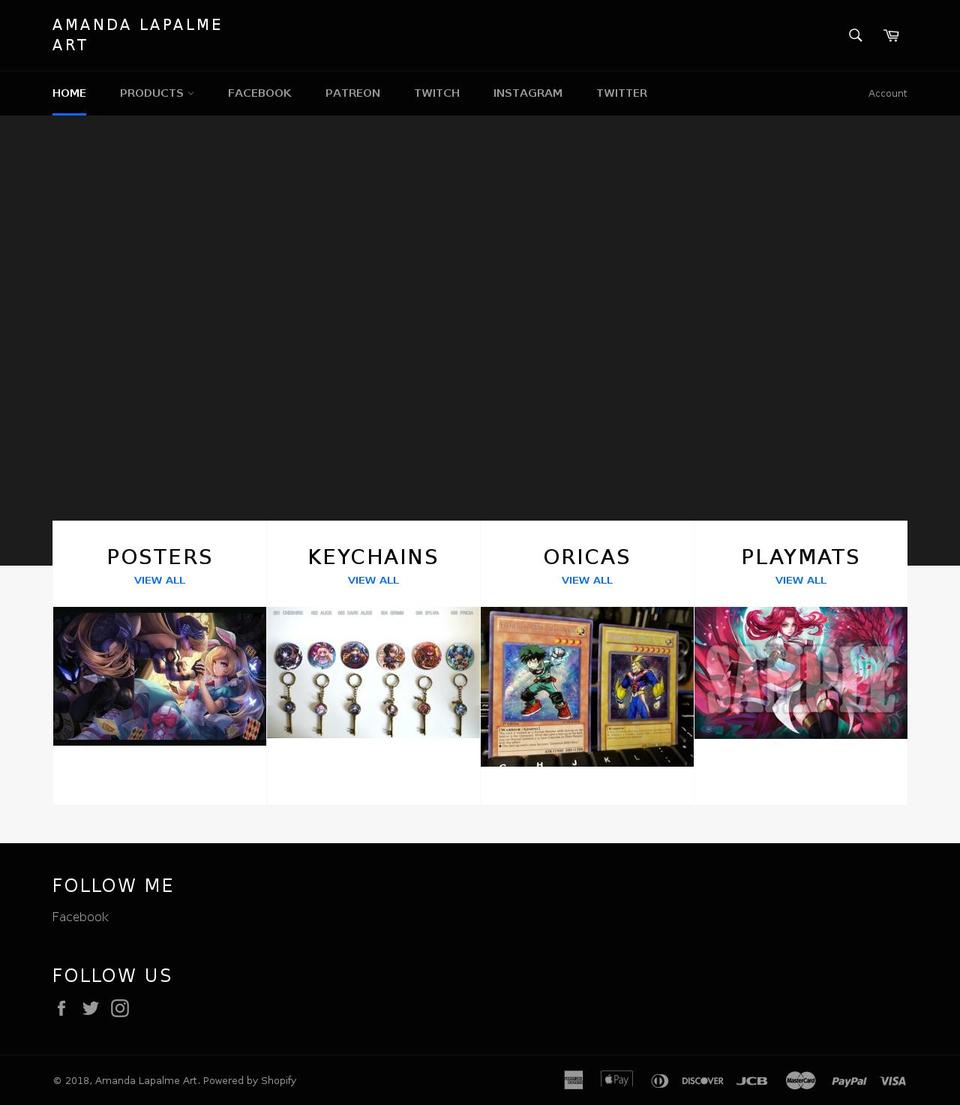 lapalmeart.com — Shopify storefront screenshot