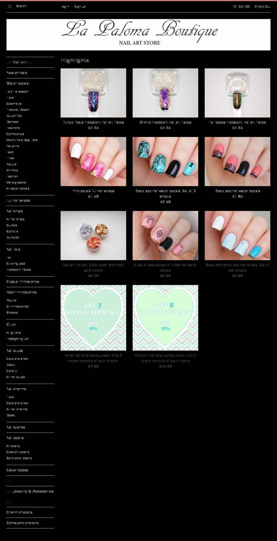 lapaloma-boutique.com — Shopify storefront screenshot