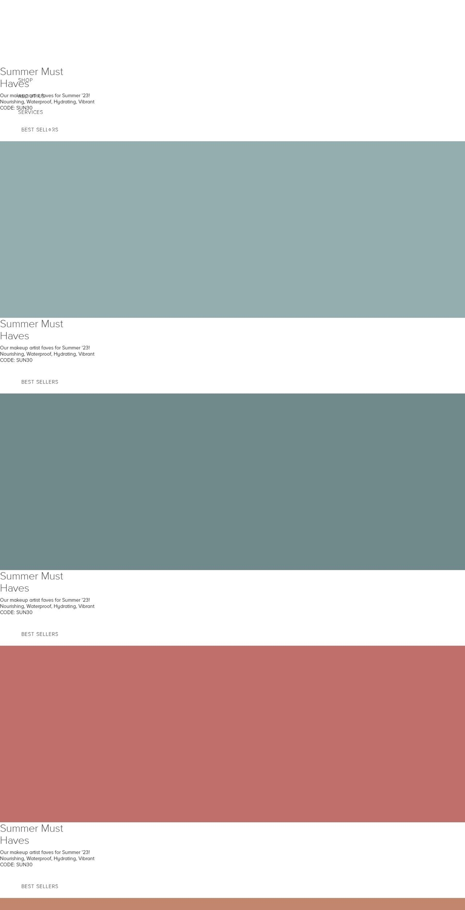 laparfaitcosmetics.com shopify website screenshot