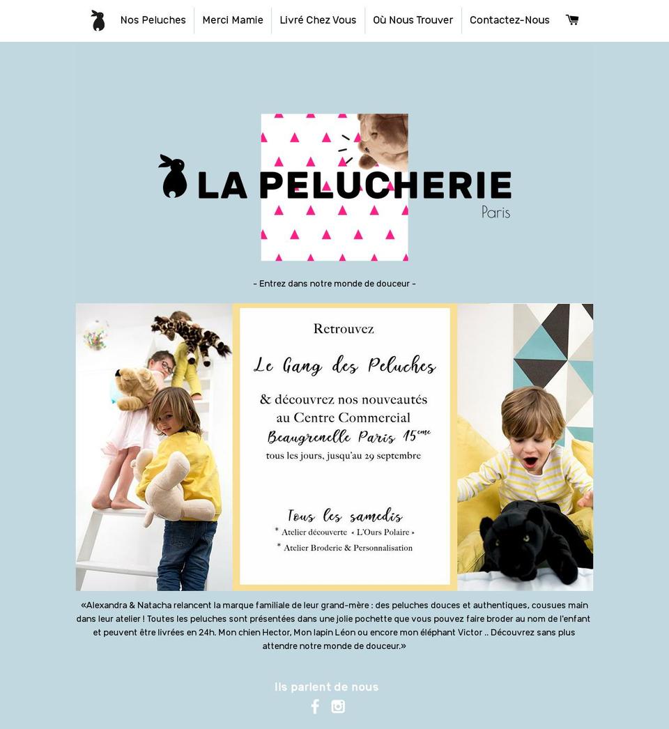 lapelucherie.com — Shopify storefront screenshot
