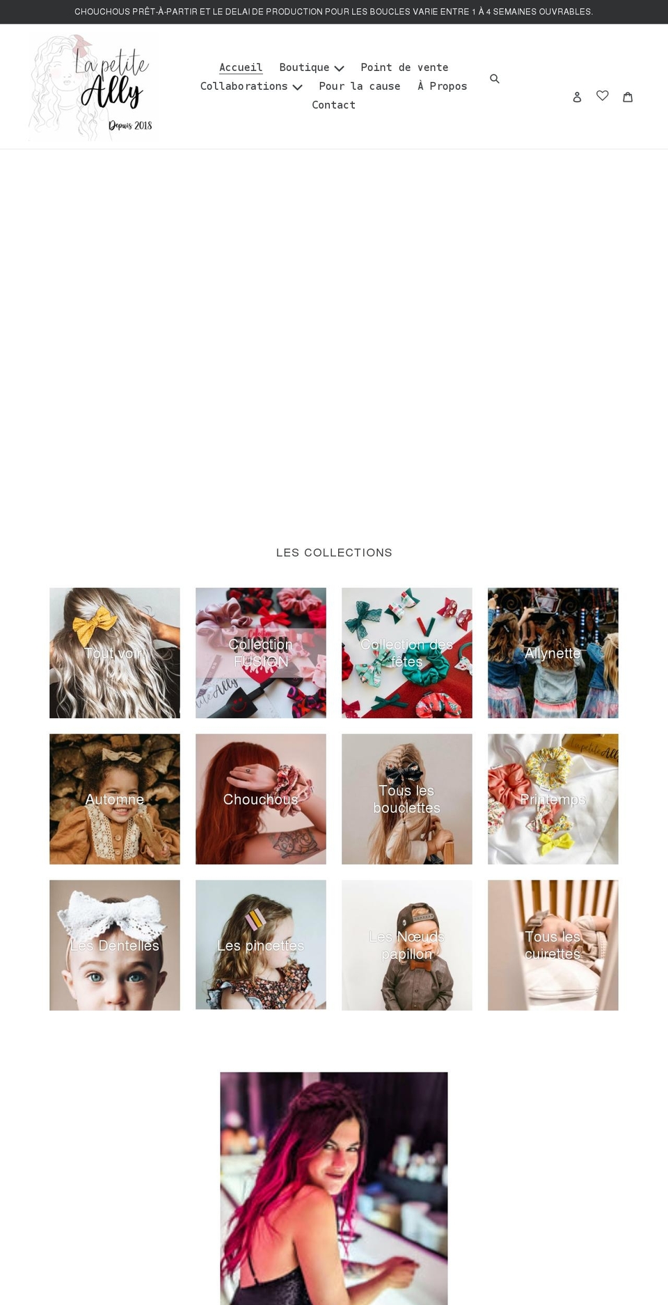 lapetiteally.com shopify website screenshot