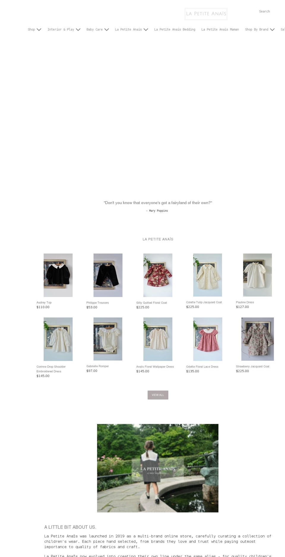 lapetiteanais.com shopify website screenshot