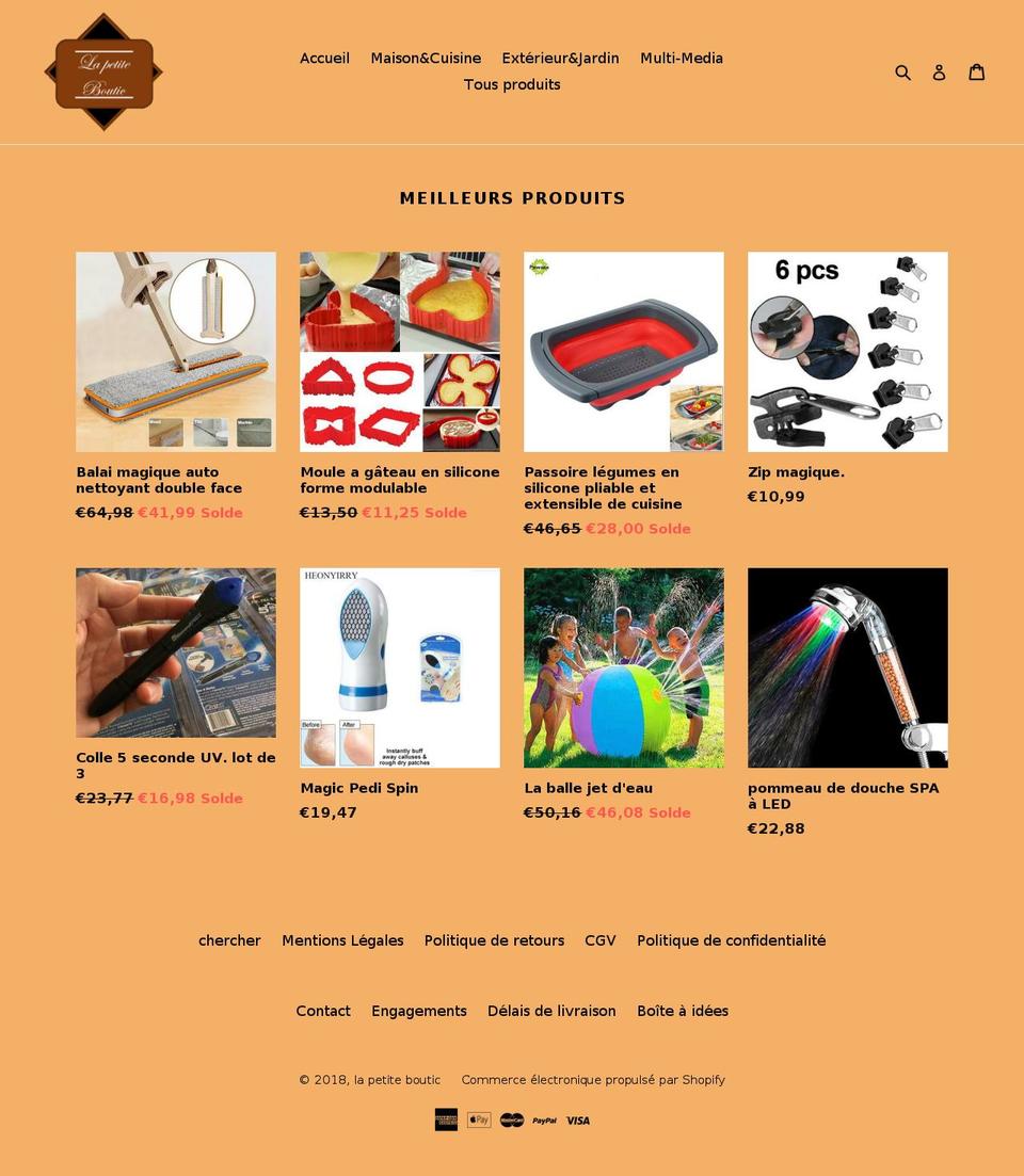 lapetiteboutic.com — Shopify storefront screenshot