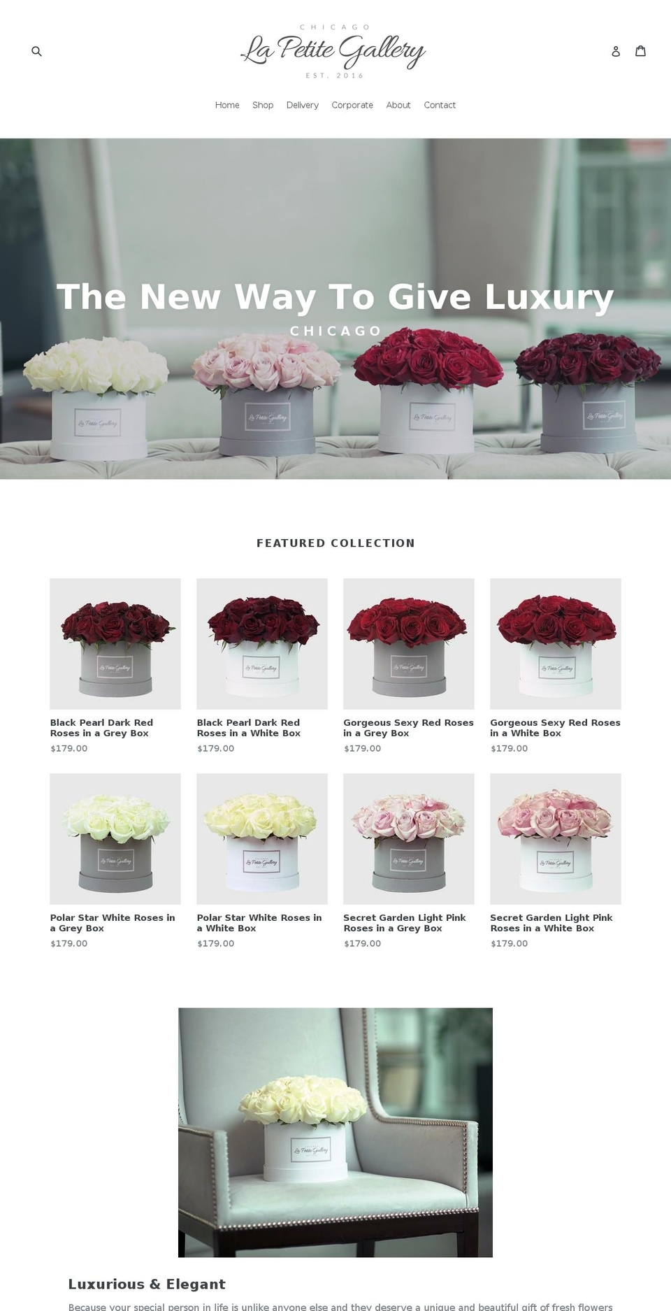 lapetitegallery.com shopify website screenshot
