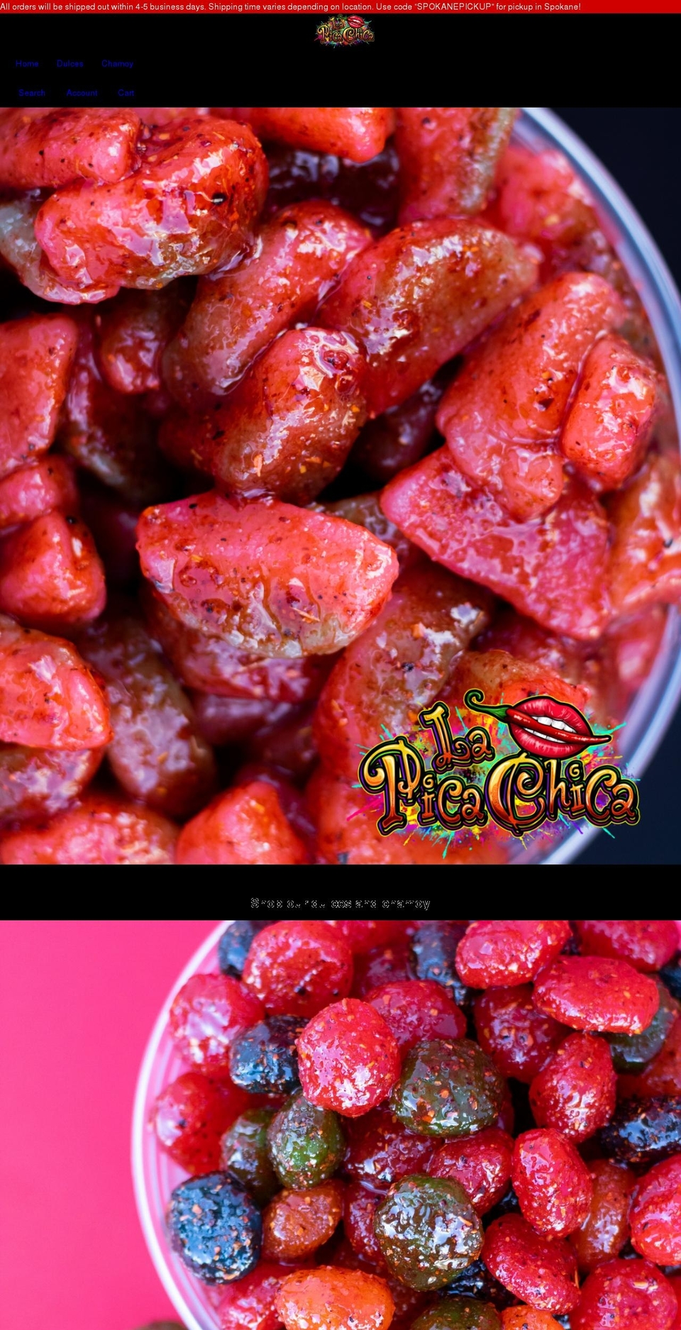 lapicachica.com shopify website screenshot