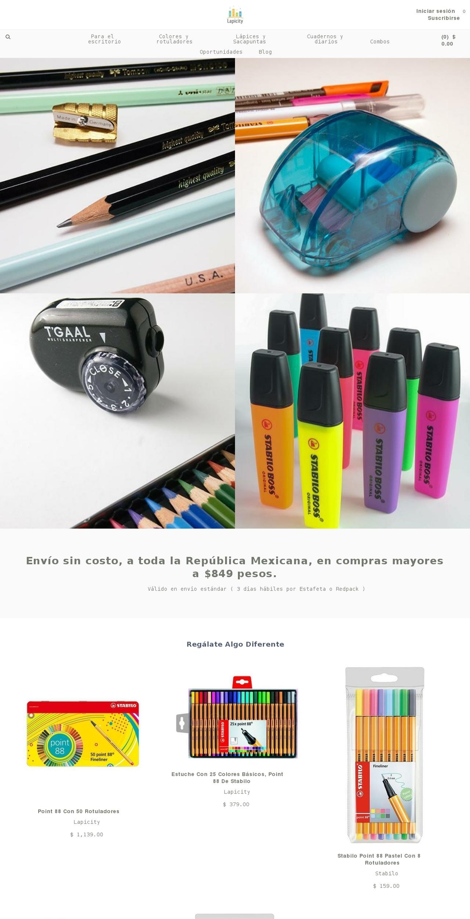 lapicity.com — Shopify storefront screenshot