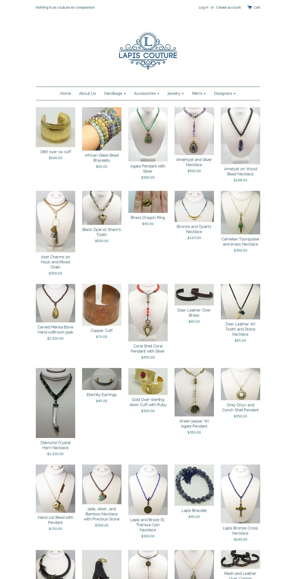 lapiscouture.com shopify website screenshot