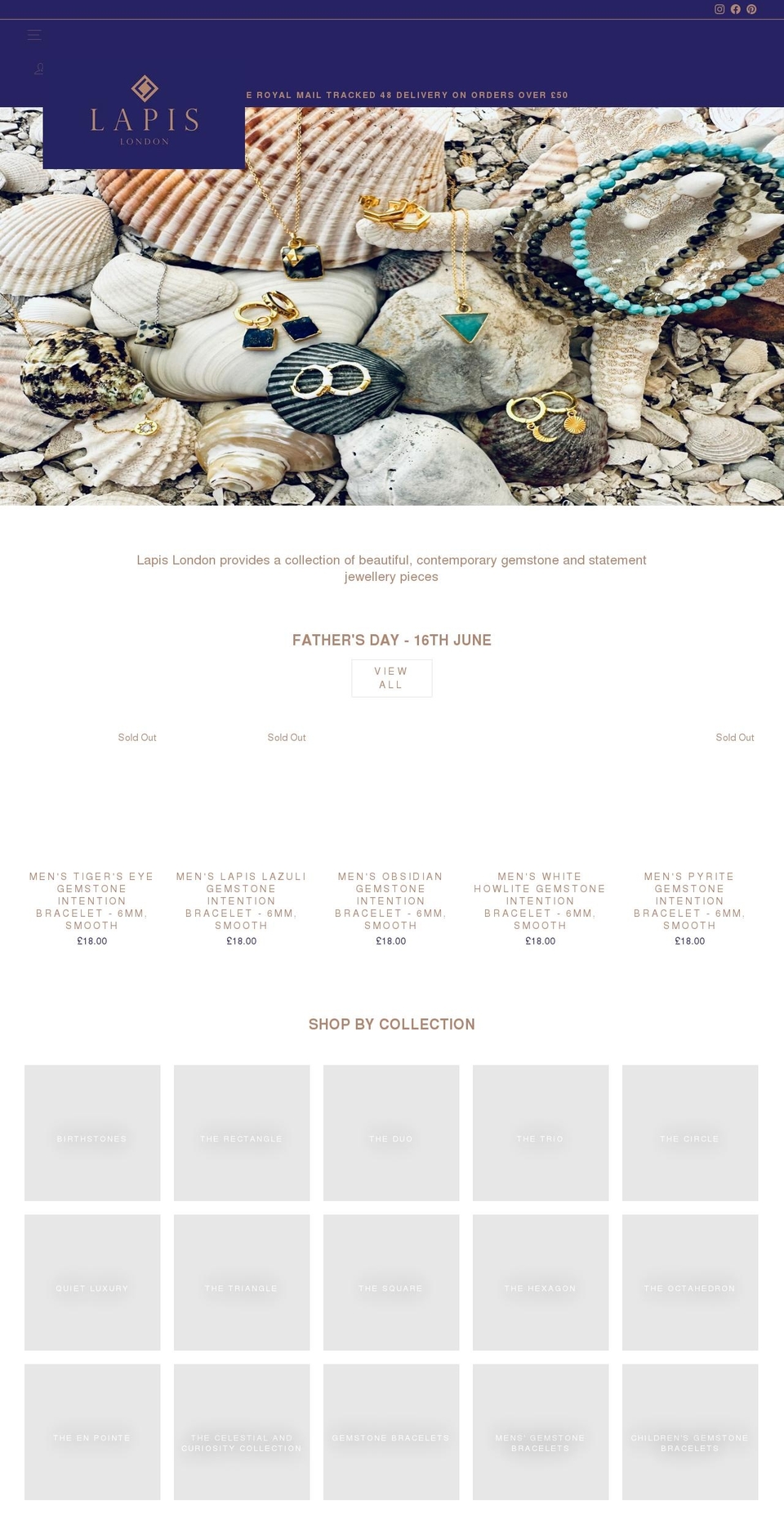 lapislondon.com shopify website screenshot