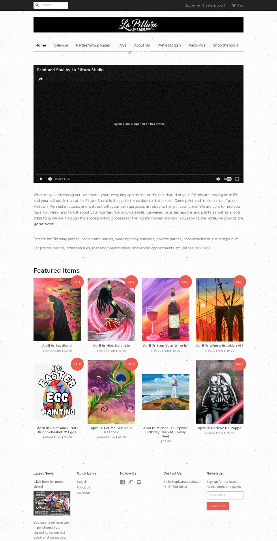 lapitturalounge.com shopify website screenshot