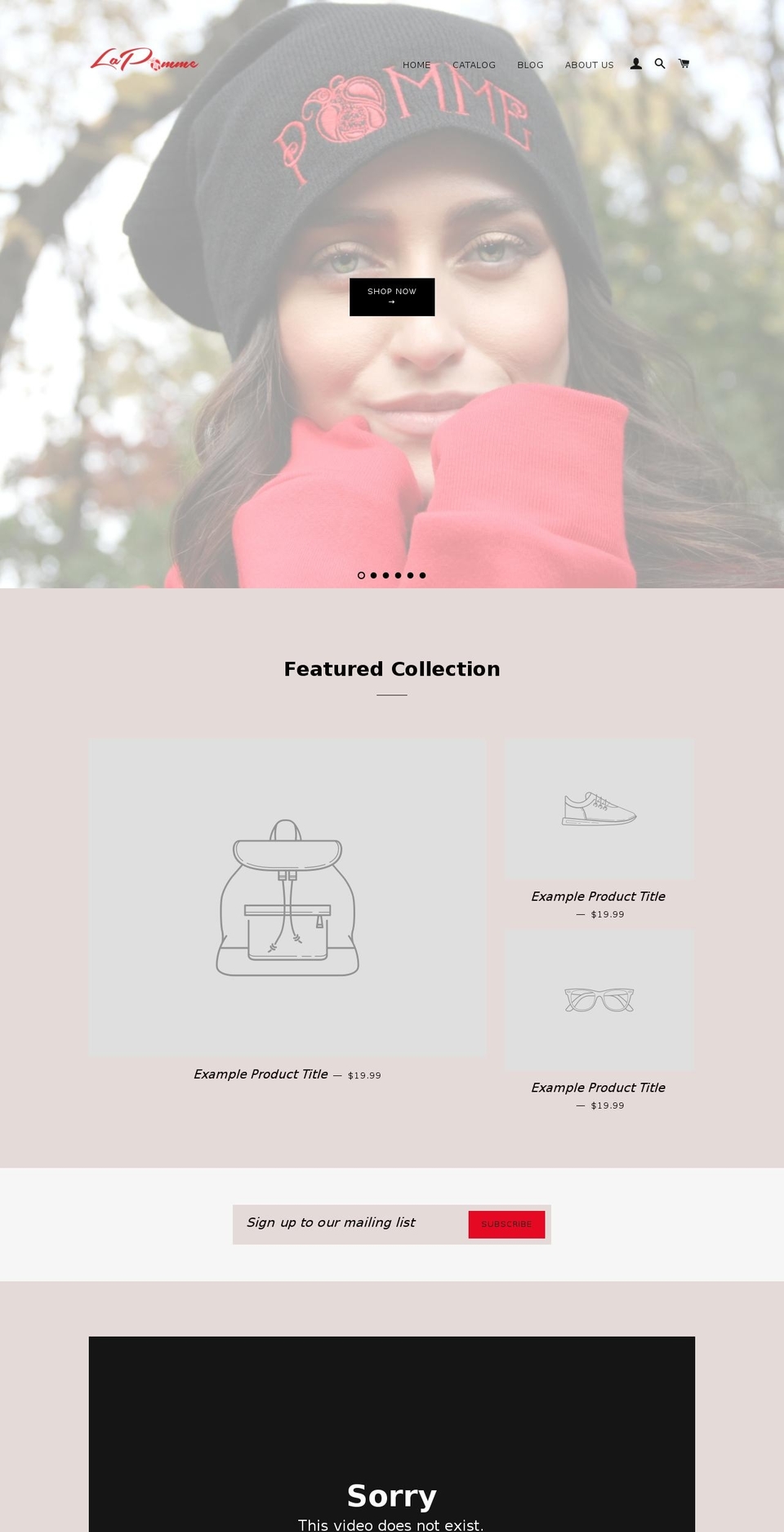lapomme-co.com shopify website screenshot