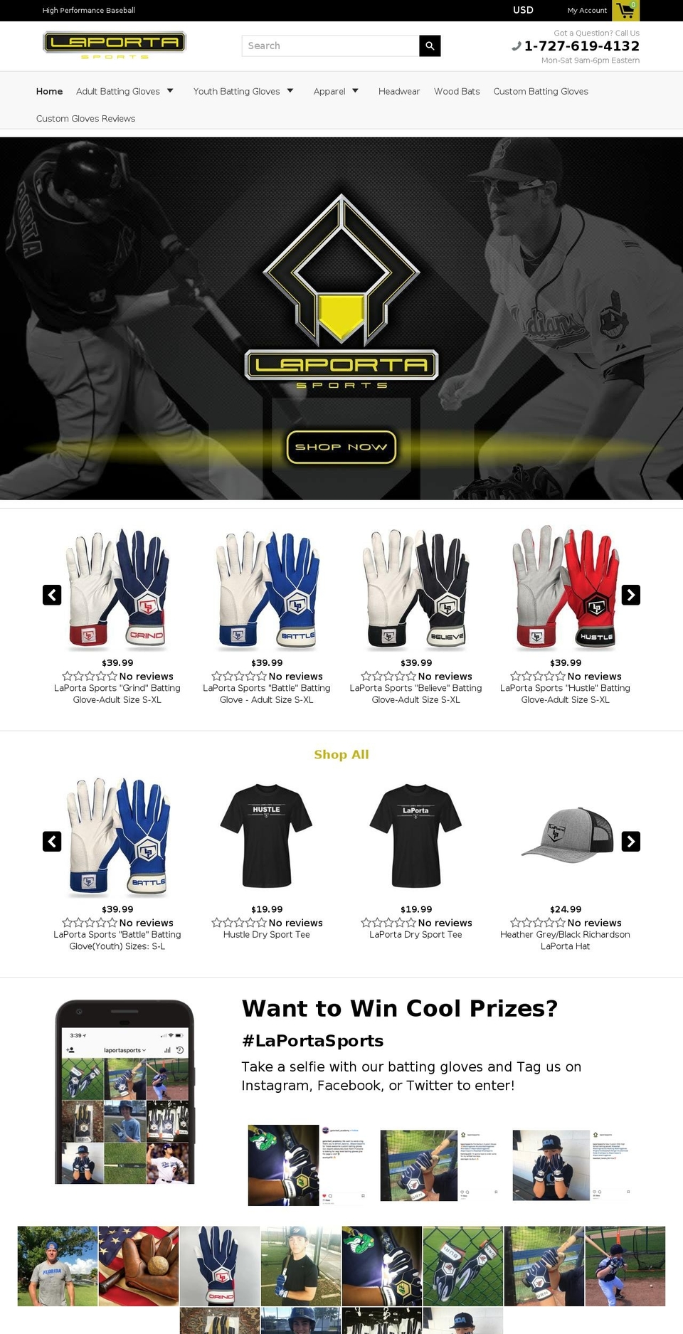 laportasports.com — Shopify storefront screenshot