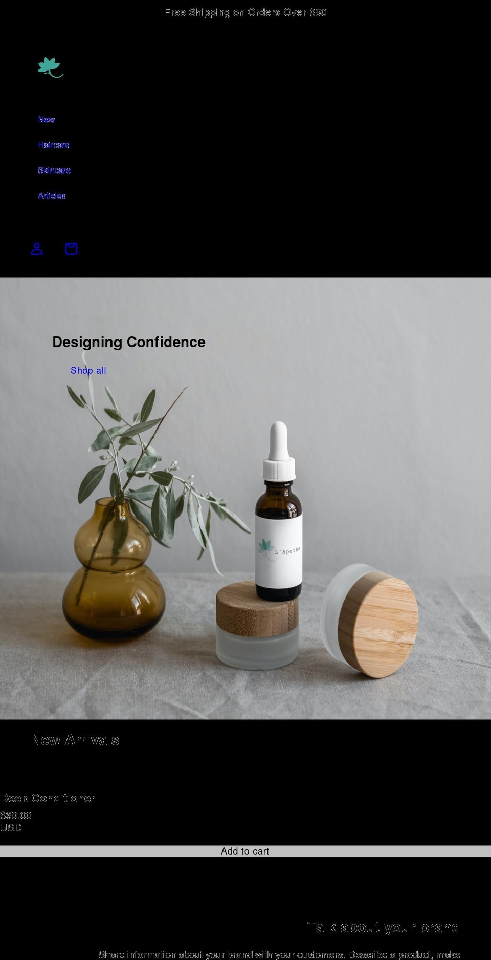 lapothe.com shopify website screenshot
