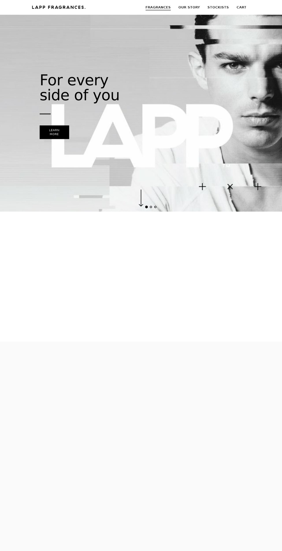 lappfragrances.com — Shopify storefront screenshot