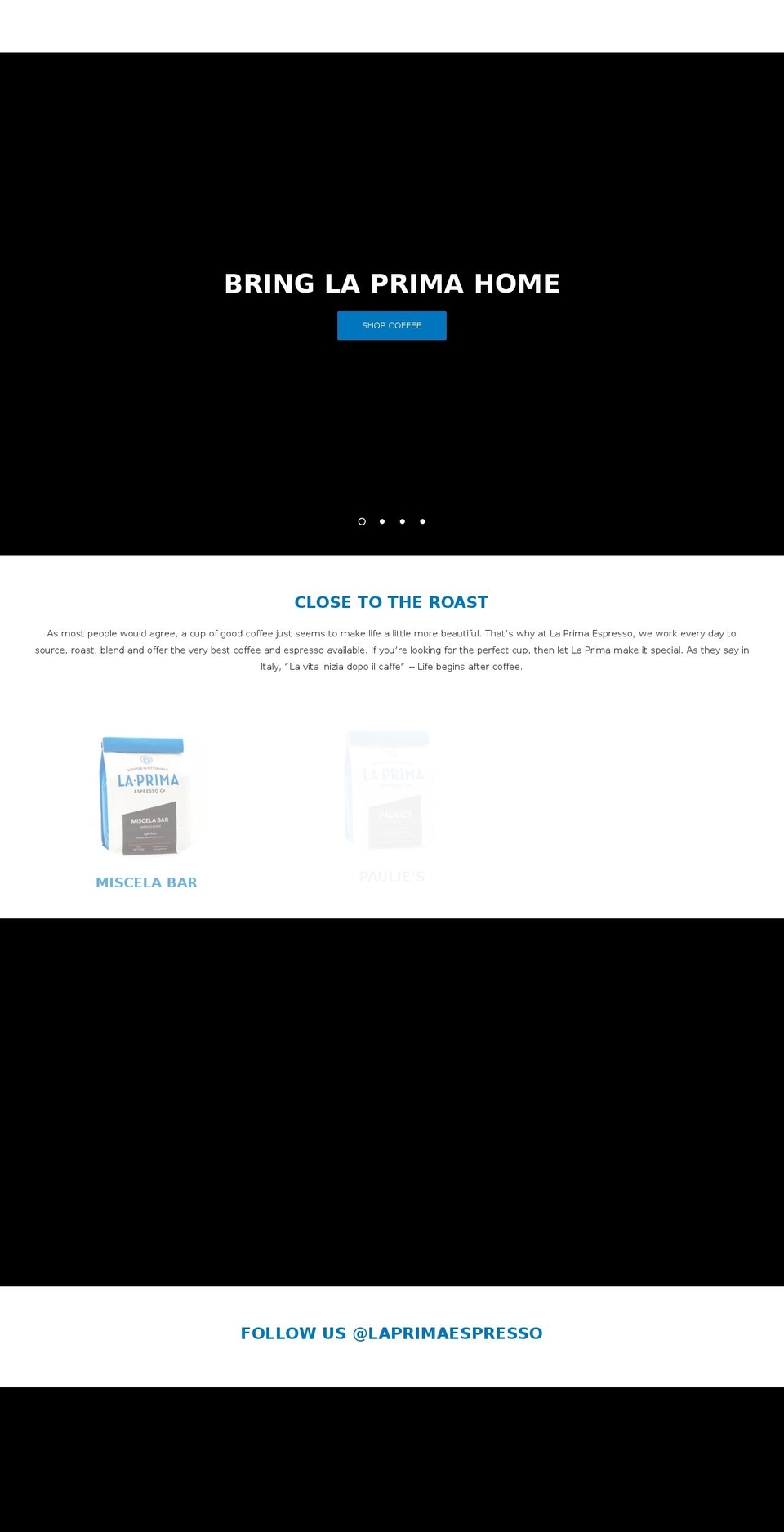 laprima.com shopify website screenshot