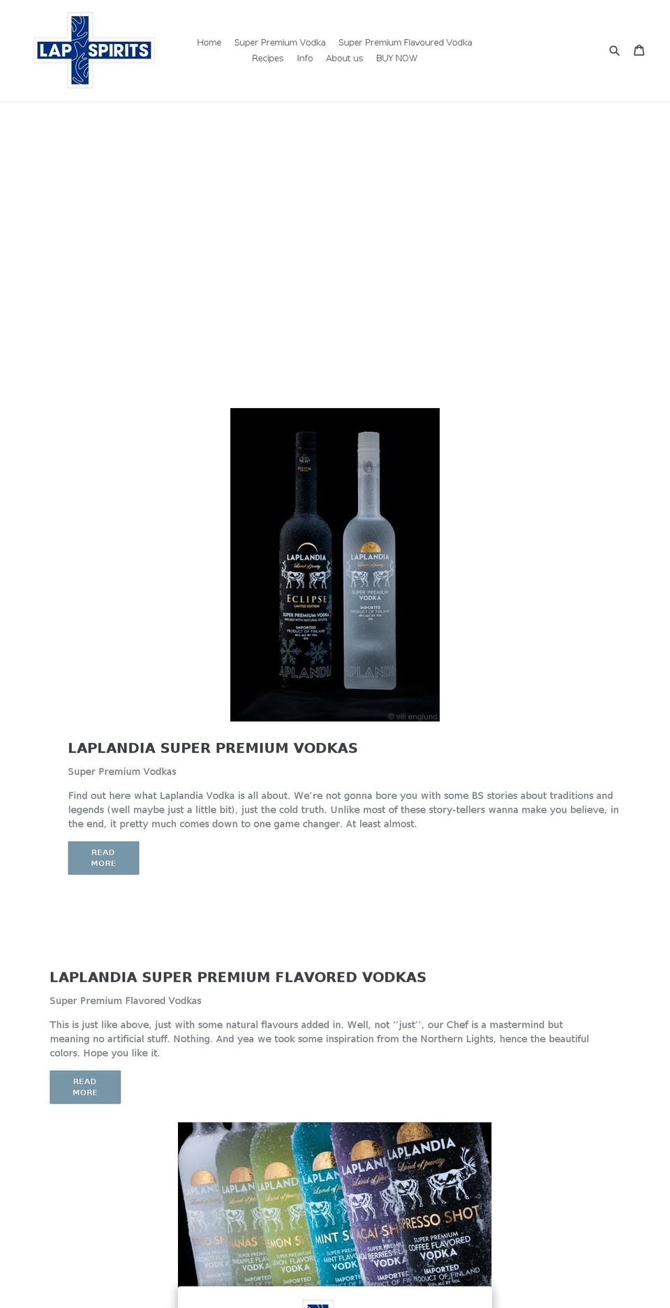 lapspirits.com.sg shopify website screenshot